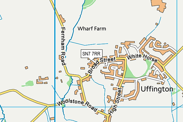 SN7 7RR map - OS VectorMap District (Ordnance Survey)