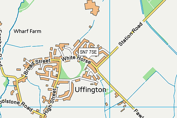 SN7 7SE map - OS VectorMap District (Ordnance Survey)