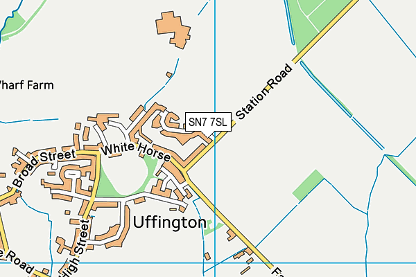 SN7 7SL map - OS VectorMap District (Ordnance Survey)