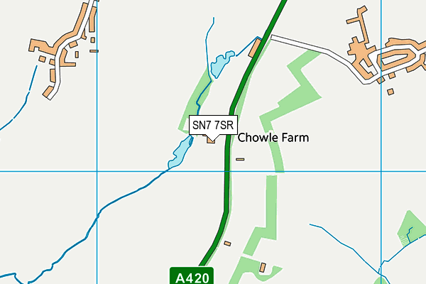 SN7 7SR map - OS VectorMap District (Ordnance Survey)