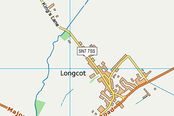 SN7 7SS map - OS VectorMap District (Ordnance Survey)