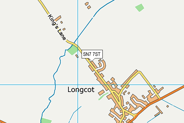 SN7 7ST map - OS VectorMap District (Ordnance Survey)