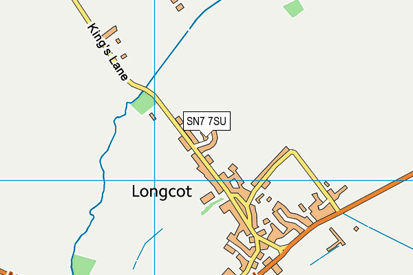 SN7 7SU map - OS VectorMap District (Ordnance Survey)