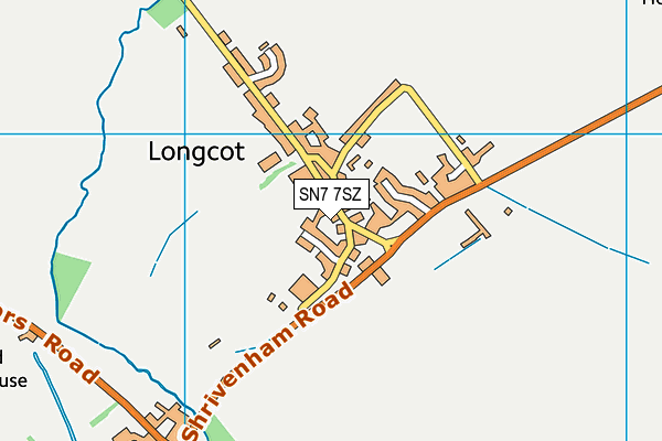 SN7 7SZ map - OS VectorMap District (Ordnance Survey)