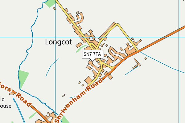 SN7 7TA map - OS VectorMap District (Ordnance Survey)