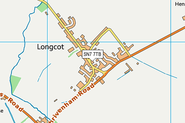 SN7 7TB map - OS VectorMap District (Ordnance Survey)