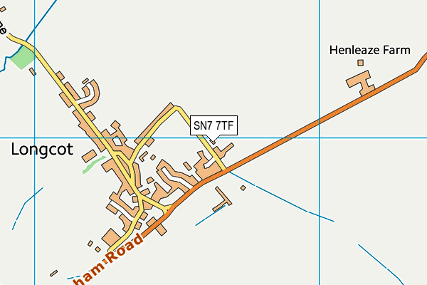 SN7 7TF map - OS VectorMap District (Ordnance Survey)