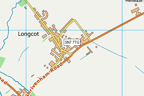 SN7 7TG map - OS VectorMap District (Ordnance Survey)