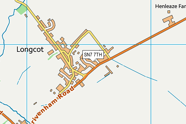 SN7 7TH map - OS VectorMap District (Ordnance Survey)