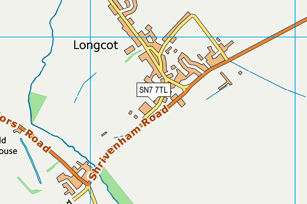 SN7 7TL map - OS VectorMap District (Ordnance Survey)