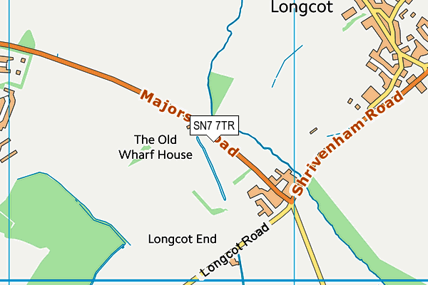 SN7 7TR map - OS VectorMap District (Ordnance Survey)