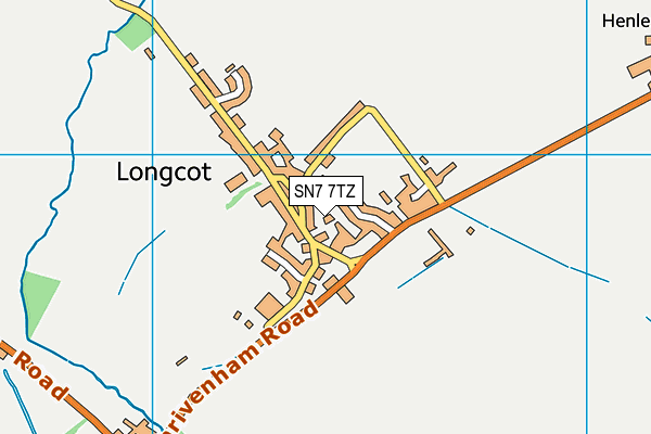 SN7 7TZ map - OS VectorMap District (Ordnance Survey)