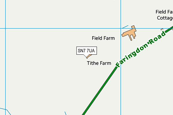 SN7 7UA map - OS VectorMap District (Ordnance Survey)