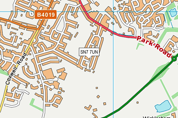 SN7 7UN map - OS VectorMap District (Ordnance Survey)