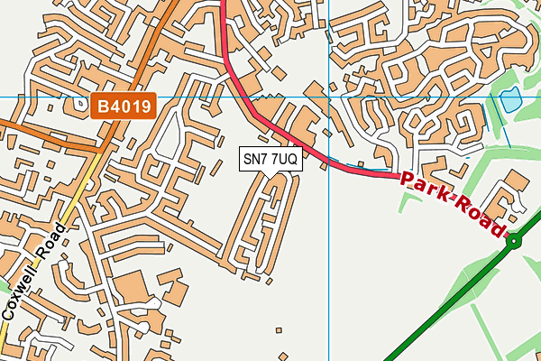 SN7 7UQ map - OS VectorMap District (Ordnance Survey)