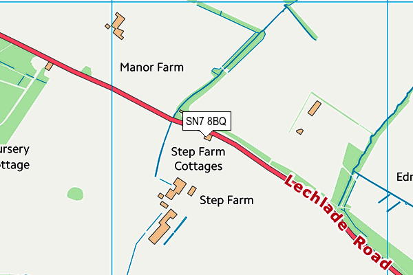 SN7 8BQ map - OS VectorMap District (Ordnance Survey)