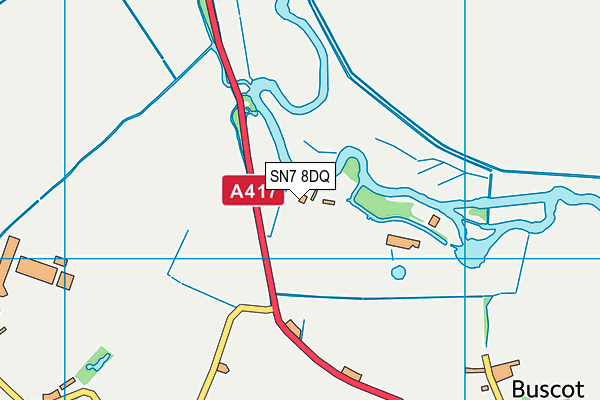 SN7 8DQ map - OS VectorMap District (Ordnance Survey)