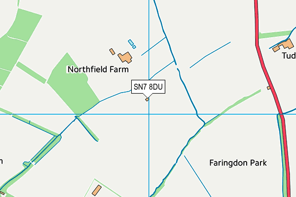 SN7 8DU map - OS VectorMap District (Ordnance Survey)