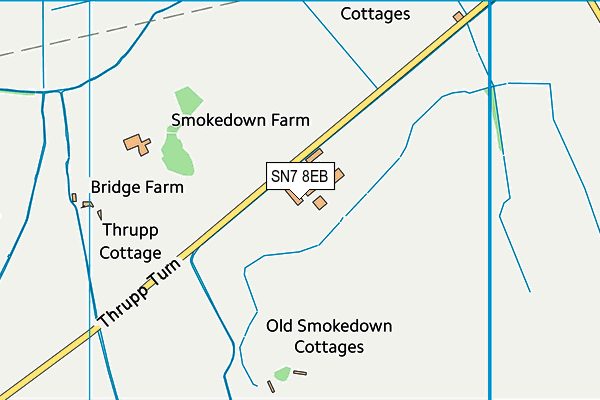 SN7 8EB map - OS VectorMap District (Ordnance Survey)