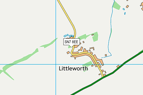 SN7 8EE map - OS VectorMap District (Ordnance Survey)