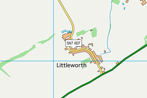 SN7 8EF map - OS VectorMap District (Ordnance Survey)