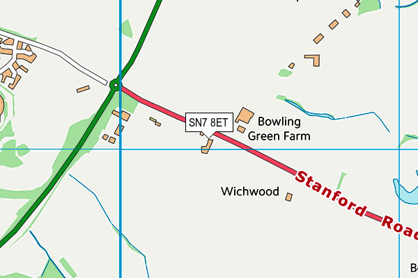SN7 8ET map - OS VectorMap District (Ordnance Survey)