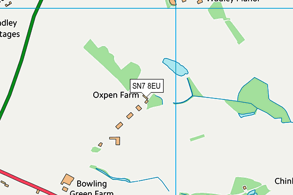 SN7 8EU map - OS VectorMap District (Ordnance Survey)