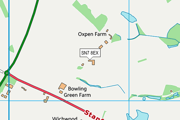 SN7 8EX map - OS VectorMap District (Ordnance Survey)