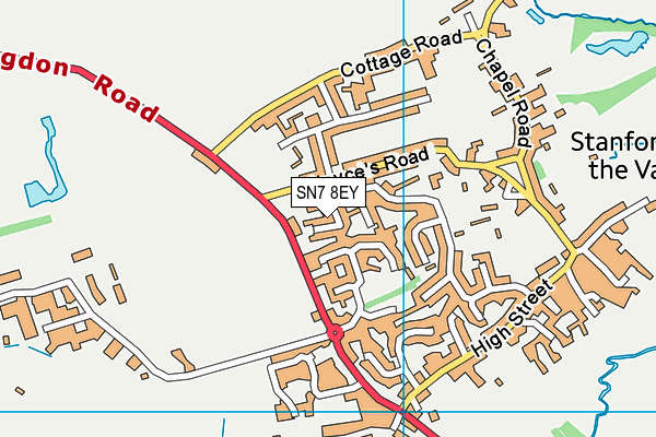 SN7 8EY map - OS VectorMap District (Ordnance Survey)