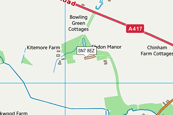 SN7 8EZ map - OS VectorMap District (Ordnance Survey)