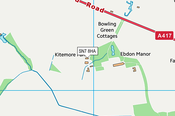 SN7 8HA map - OS VectorMap District (Ordnance Survey)