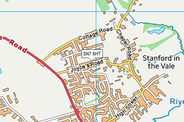 SN7 8HT map - OS VectorMap District (Ordnance Survey)