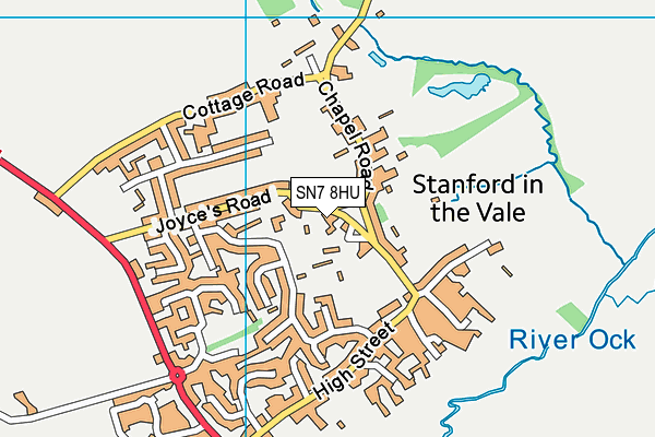 Map of EVE TAYLOR MANNING PROPERTY SERVICES LTD at district scale