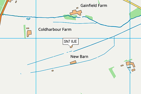 SN7 8JE map - OS VectorMap District (Ordnance Survey)