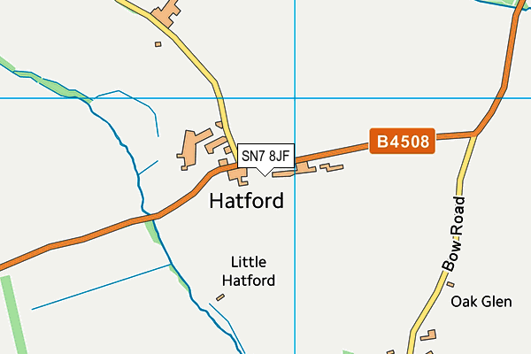 SN7 8JF map - OS VectorMap District (Ordnance Survey)