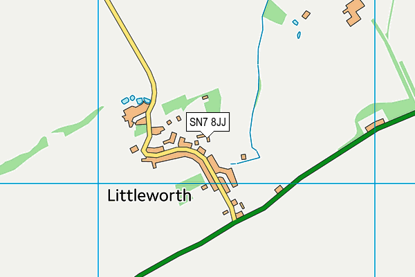 SN7 8JJ map - OS VectorMap District (Ordnance Survey)