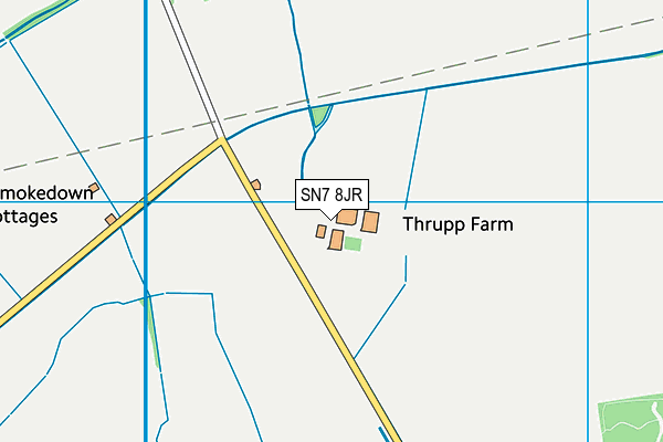SN7 8JR map - OS VectorMap District (Ordnance Survey)