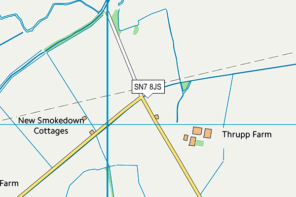 SN7 8JS map - OS VectorMap District (Ordnance Survey)