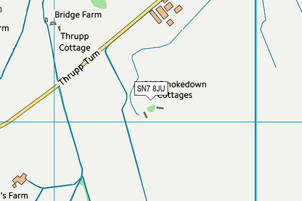 SN7 8JU map - OS VectorMap District (Ordnance Survey)