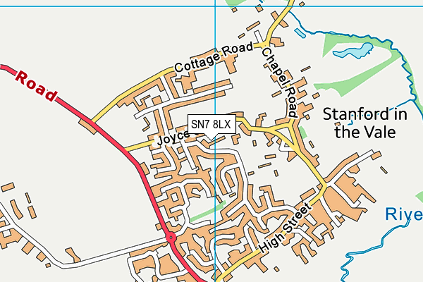 SN7 8LX map - OS VectorMap District (Ordnance Survey)