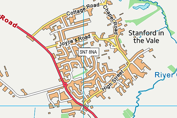 SN7 8NA map - OS VectorMap District (Ordnance Survey)