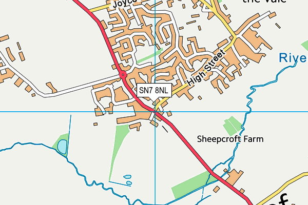 SN7 8NL map - OS VectorMap District (Ordnance Survey)