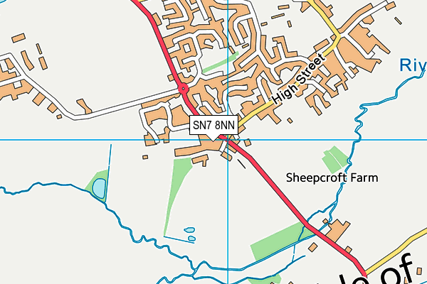 SN7 8NN map - OS VectorMap District (Ordnance Survey)