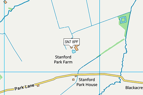 SN7 8PF map - OS VectorMap District (Ordnance Survey)