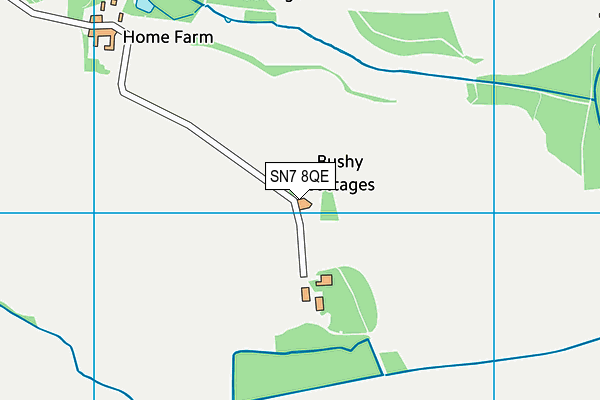 SN7 8QE map - OS VectorMap District (Ordnance Survey)