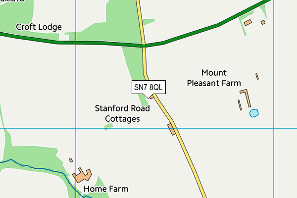 SN7 8QL map - OS VectorMap District (Ordnance Survey)