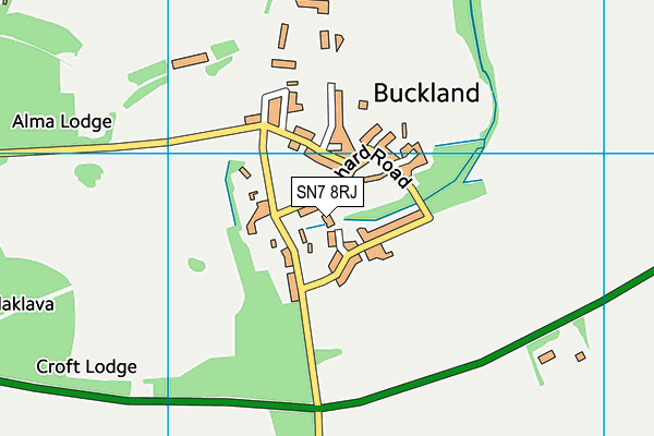 SN7 8RJ map - OS VectorMap District (Ordnance Survey)