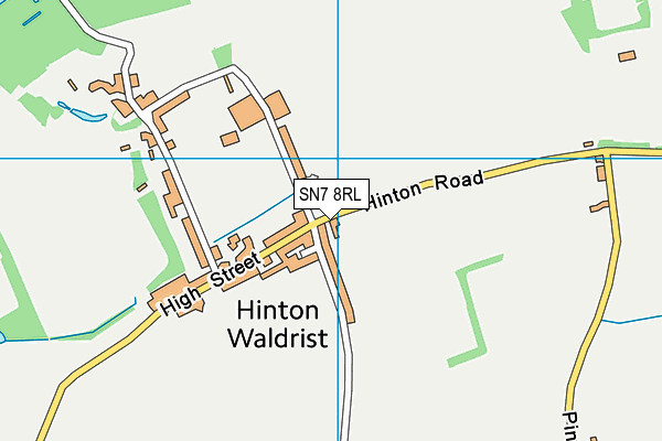 SN7 8RL map - OS VectorMap District (Ordnance Survey)