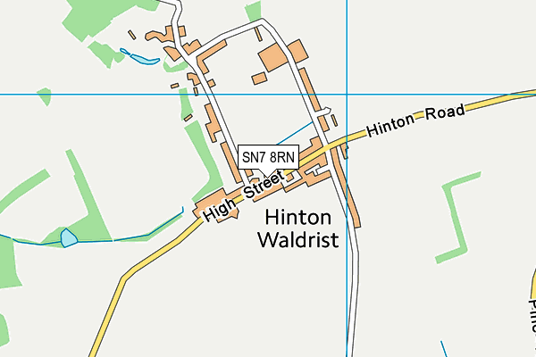 SN7 8RN map - OS VectorMap District (Ordnance Survey)