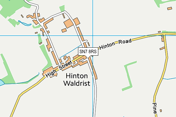 SN7 8RS map - OS VectorMap District (Ordnance Survey)